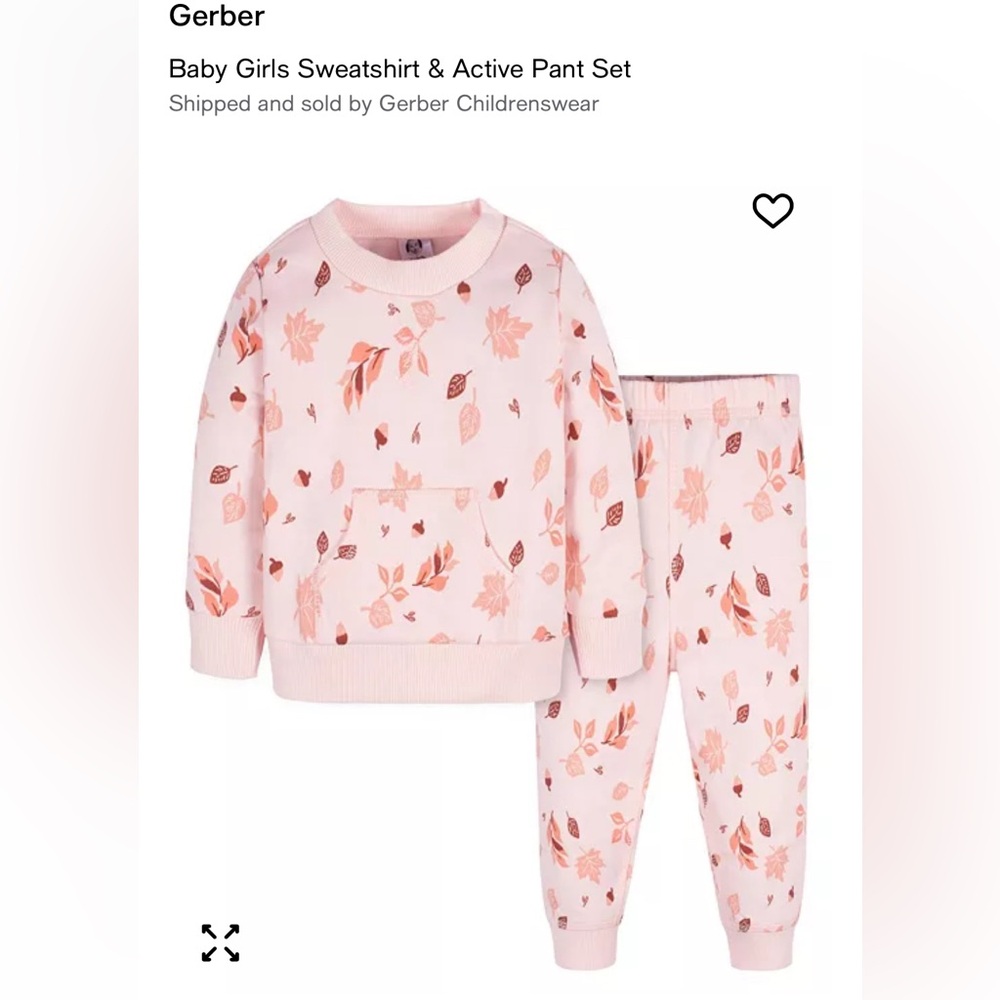Gerber Toddler Sweatshirt & Active Pant Set